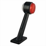 Luz de ancho 12 24V roja blanca 166x193mm LED izquierda