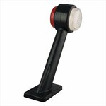 Luz de ancho 12 24V roja blanca 166x193mm LED derecha
