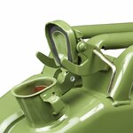 Bidon metalico de 20L verde homologado por la ONU y TuV GS