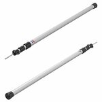 Poste telescopico para tienda de campana  3 piezas  93-230 cm (juego de 2)
