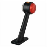 Luz de ancho 12 24V roja blanca naranja 166x193mm LED izquierda
