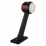 Luz de ancho 12 24V roja blanca naranja 166x193mm LED derecha