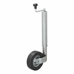 Rueda de morro de 60 mm  llanta de metal con neumatico de caucho 220x65 mm