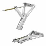 Soporte de esquina para caravana 1000 kg 605 x 280 mm H: 470 mm