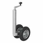 Rueda de doble punta de 48 mm con neumaticos macizos de PU 200 x 50 mm