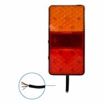 Luz trasera 12 24V 4 funciones 80x150mm LED