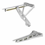 Soporte de esquina para caravana 1100 kg 597 x 280 mm H: 497 mm