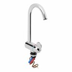 Grifo mezclador estilo 3000 cano metalico diametro 27 mm cromado