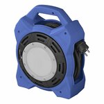 Enrollador de cable Schuko 4 vias 15M 3x1 5mm² con iluminacion LED