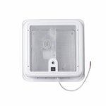 Trampilla de techo 280 x 280 mm sin ventilacion permanente transparente con ventilador