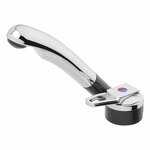 Grifo mezclador Keramik Deluxe diametro 27 mm cromo negro