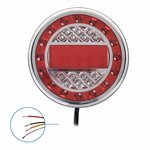 Luz trasera 12 24V 4 funciones 125mm LED