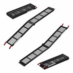 Rampa de acero plegable  203x28cm  340kg por pieza
