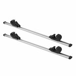 Portaequipajes de techo de aluminio de 120 cm y 90 kg