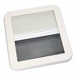 Escotilla de techo 400 x 400 mm sin ventilacion permanente led transparente