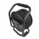 Bobina de cable CEE 25M 3x2,5mm² (2x Schuko + 1x CEE)