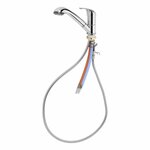 Grifo mezclador Keramik Kama con ducha extraible Julia diametro 33 mm cromo en caja
