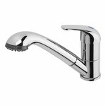Grifo mezclador Keramik Kama con ducha extraible Julia diametro 33 mm cromo en caja