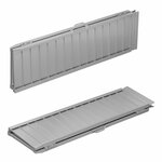 Rampa plegable de aluminio para silla de ruedas 122x73cm 270kg