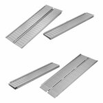 Rampa plegable de aluminio para silla de ruedas 183x73cm 270kg