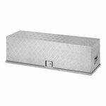 Caja de herramientas de aluminio para remolque 1240 x 400 x H380 mm