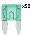 Fusibles de cuchilla mini 30A verdes