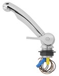 Grifo de agua fria Keramik Style 12V diametro 33 mm cromado