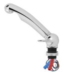 Grifo mezclador Estilo 3000 12V diametro 27 mm cano curvo