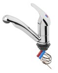 Grifo mezclador Keramik Carino 12V diametro 33 mm cromo