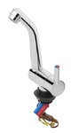 Grifo mezclador Trend A cano Style 3000 12V diametro 33 mm cromado