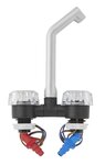 Grifo mezclador De Luxe diametro 20 mm negro cromo  pomo grande