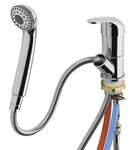 Grifo mezclador Keramik Kama con ducha extraible Julia diametro 33 mm cromo en caja