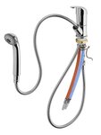 Grifo mezclador Keramik Kama con ducha extraible Julia diametro 33 mm cromo en caja