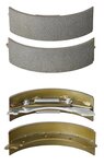 Juego de zapatas de freno 200 x 50 mm apto para GSM