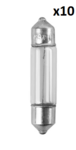Lampara de coche 12V 10W SV8.5 11x43 x10 pieza