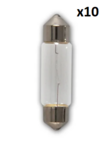Lampara de coche 12V 10W SV8.5 11x38 x10 pieza