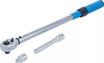 Juego de llave dinamometrica adaptador + extension cuadrado exterior (1/2) 40 - 220 Nm 3 piezas