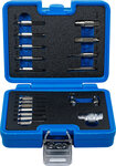 Juego de extractores de tornillos para hexagono interior 1,5 - 10 mm / perfil T (para Torx) T10 - T55 19 piezas