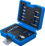 Juego de extractores de tornillos para hexagono interior 1,5 - 10 mm / perfil T (para Torx) T10 - T55 19 piezas