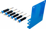 Juego de botadores con proteccion para la mano 180 mm 3 - 8 mm 6 piezas