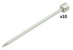 Piqueta de roca de 15 cm de aluminio x10 piezas
