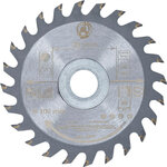Hoja de sierra circular con puntas de carburo diametro 100 x 30 x 2,1 mm 24 dientes