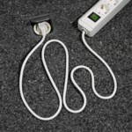 Regleta con interruptor 6 tomas blanco 1,5m H05VV-F 3G1,5