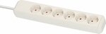 Regleta 6 tomas blanco 1,5m H05VV-F 3G1,5