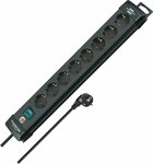 Base de enchufe multiple 8 vias negra 3m H05VV-F 3G1.5