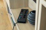 Regleta contra subidas de tension 60.000A 8-tomas Duo negro 3m H05VV-F 3G1,5