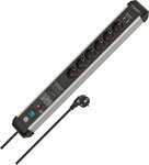 Regleta contra subidas de tension 60.000 A con funcion de carga USB Enchufes 6 3m H05VV-F 3G1,5