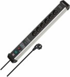 Regleta contra subidas de tension 60.000 A con funcion de carga Power Delivery USB Enchufes 6 3m H05VV-F 3G1,5