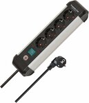 Regleta con interruptor 4-tomas 1,8m H05VV-F 3G1,5