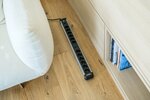 Regleta 12-tomas 3m H05VV-F 3G1,5 2 enchufes conmutables de 6 pliegues